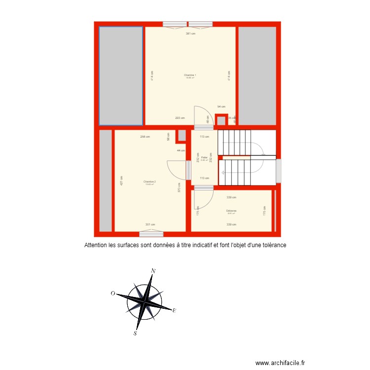 BI 4413 étage côté. Plan de 0 pièce et 0 m2