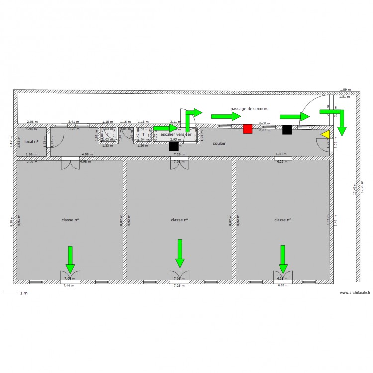 Rez-de-chaussée, Bâtiment 2. Plan de 0 pièce et 0 m2