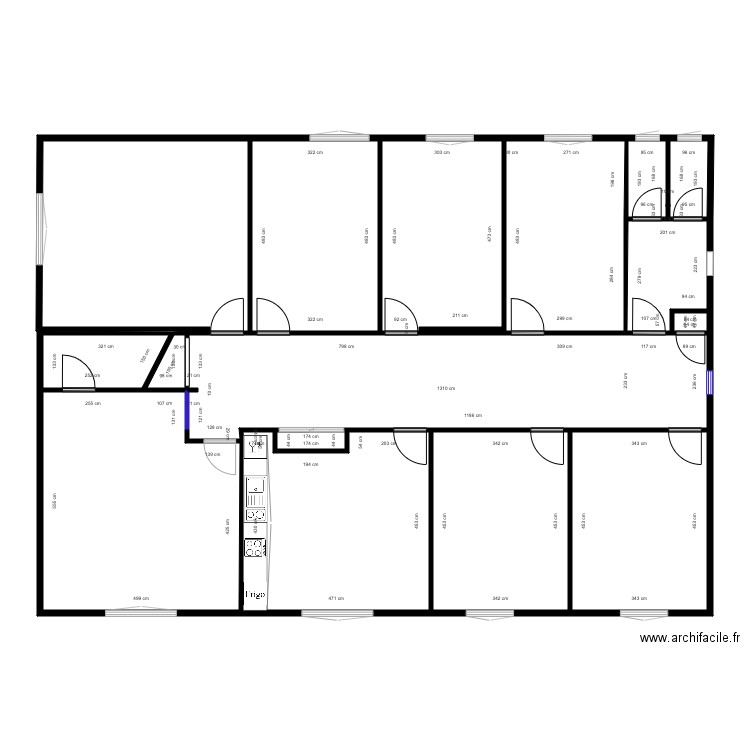  1 ER ETAGE DERNIERE sans COTE DU 15 AVRIL 2021. Plan de 0 pièce et 0 m2