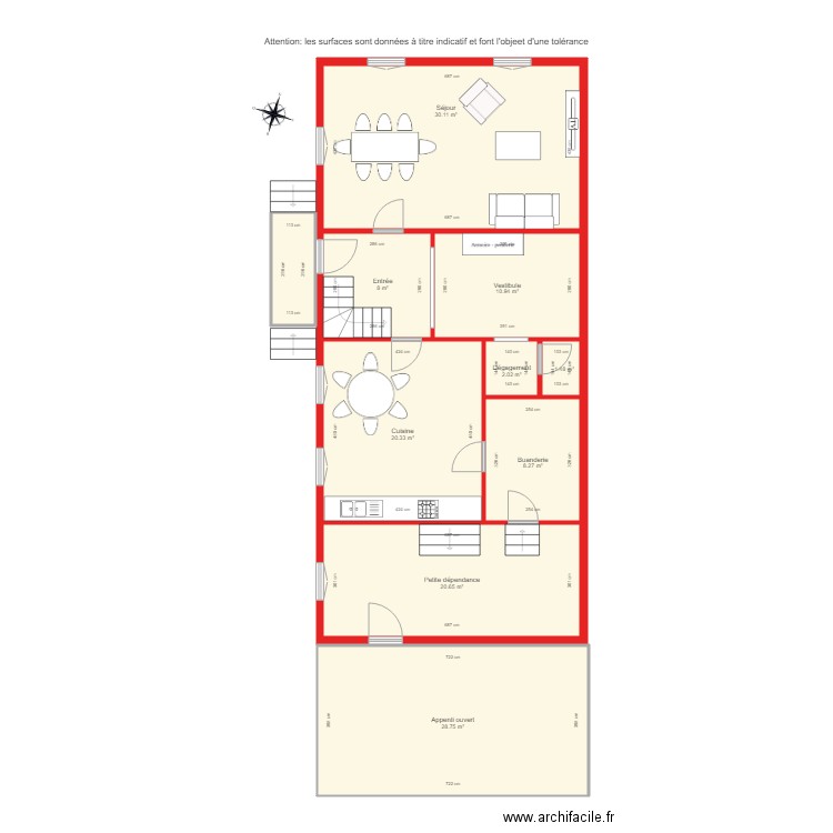 BI 1800. Plan de 0 pièce et 0 m2