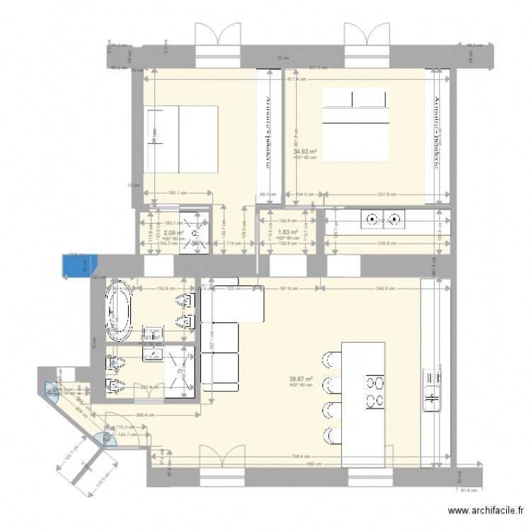 1 RAFFAELLA. Plan de 0 pièce et 0 m2