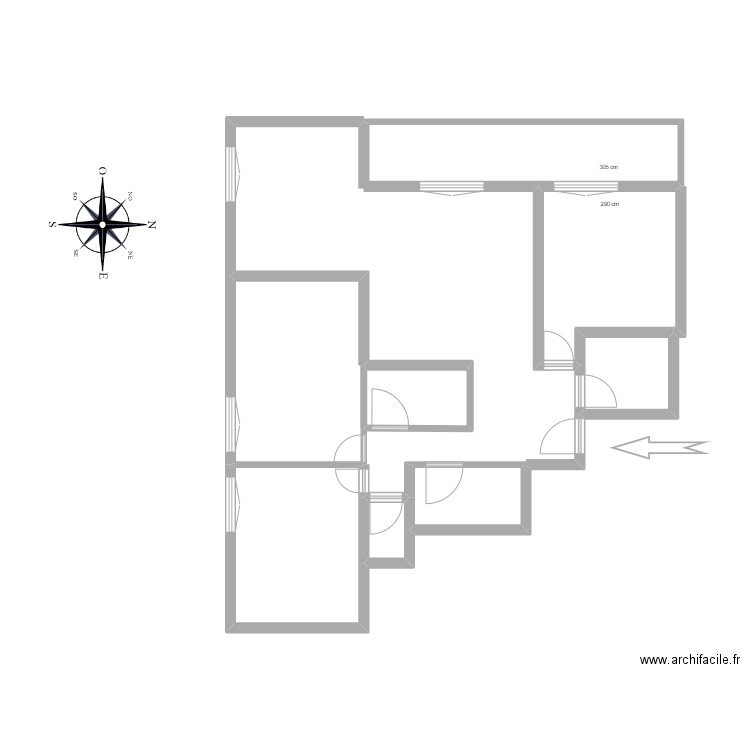 Pothier. Plan de 0 pièce et 0 m2