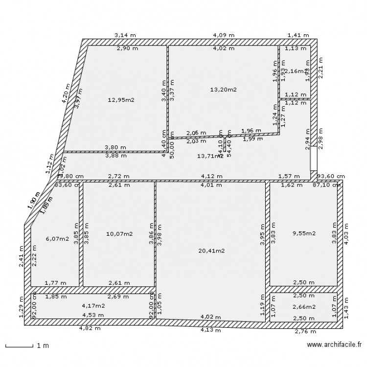 Limoux. Plan de 0 pièce et 0 m2