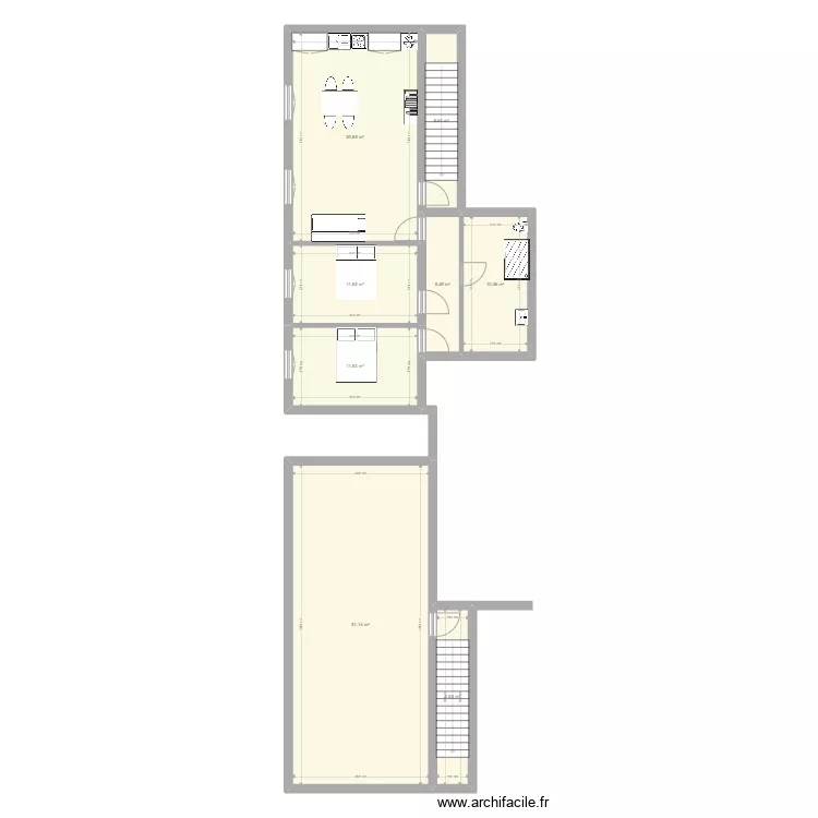 appart Mas Thibert 2. Plan de 