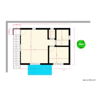 Etage kiosque studio V3 sans meubles