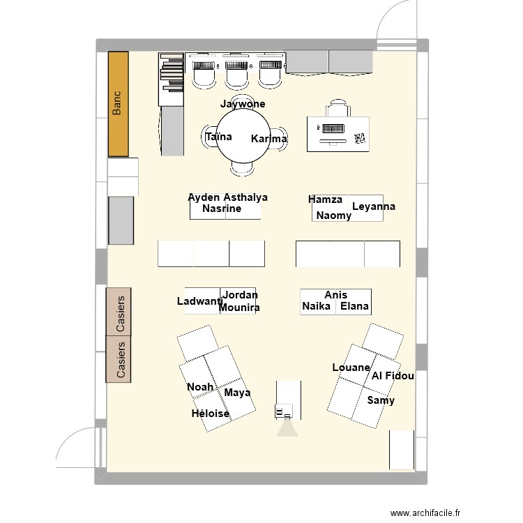 P2 - 7 Groupes de 3 HETERO CM2.1. Plan de 0 pièce et 0 m2