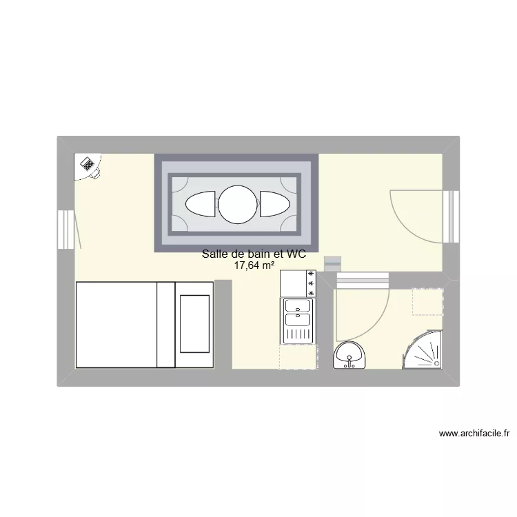 PLAN1. Plan de 1  et 18 m²