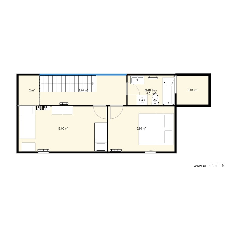 sous sol alter2. Plan de 0 pièce et 0 m2