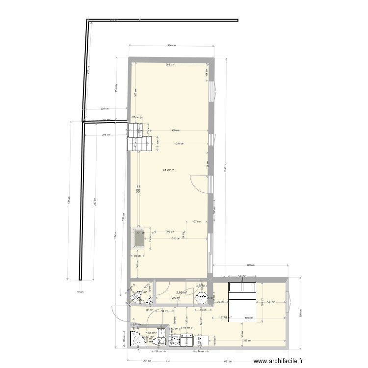 RAVOUX RDC projet 3. Plan de 0 pièce et 0 m2