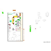 plan V4 Triphasé implantation matériel bar construction