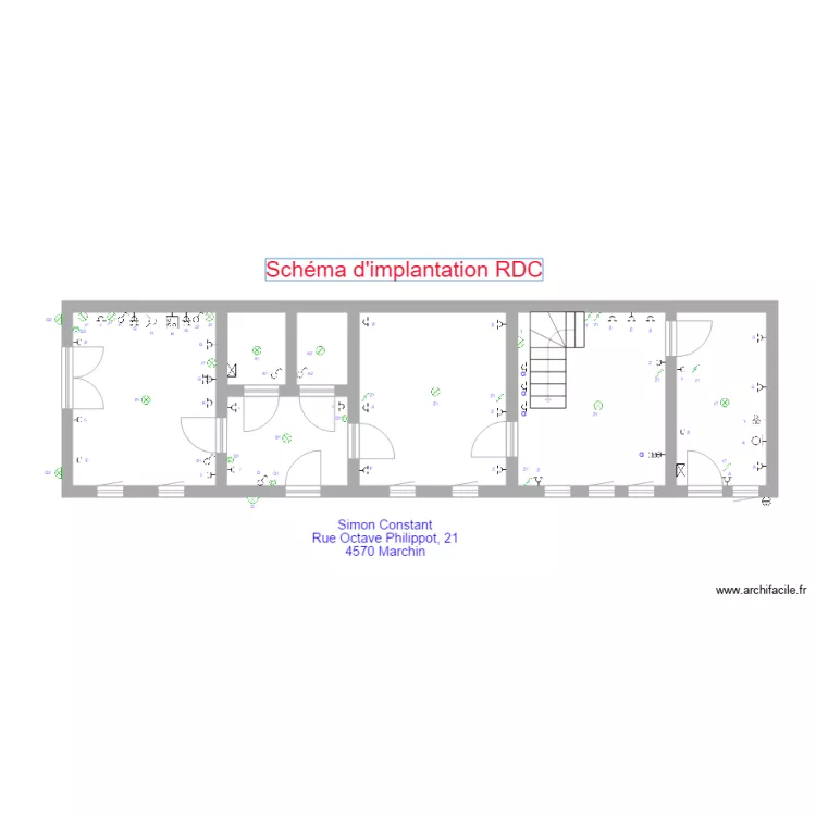 marchin rdc. Plan de 