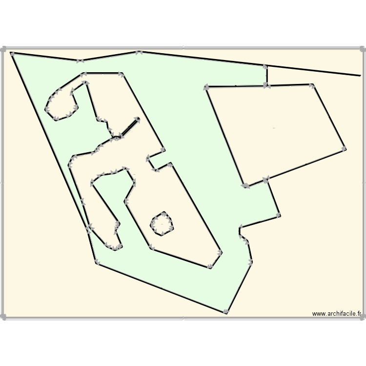 PLAN DE MASSE YRONDU 2. Plan de 5 pièces et -2219 m2
