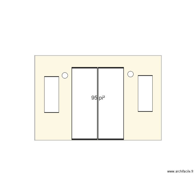 Cabanon. Plan de 0 pièce et 0 m2