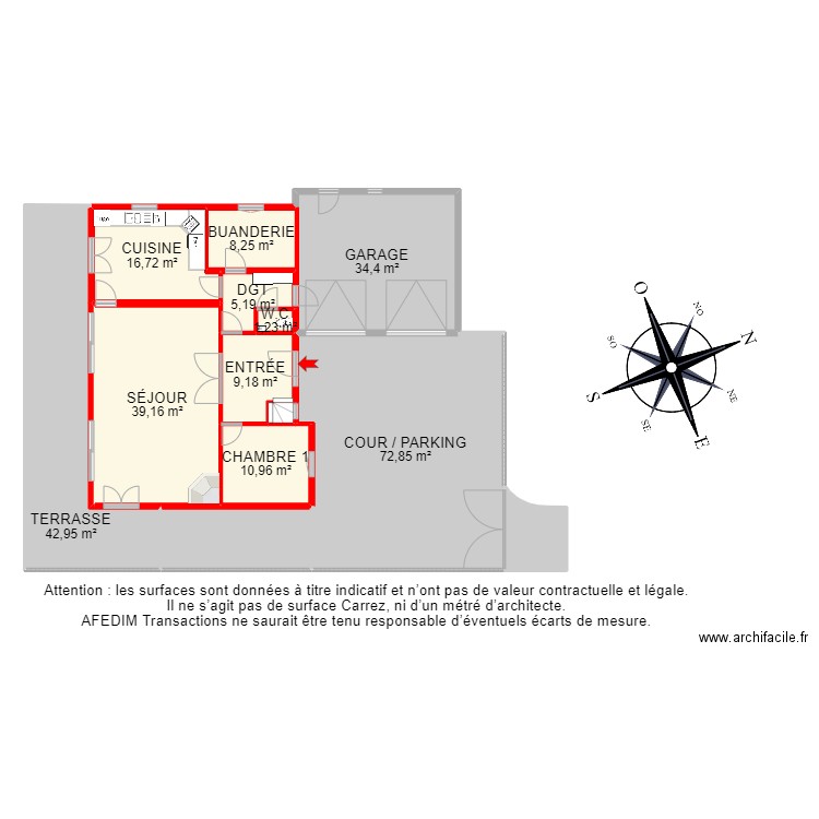 BI 12954 - 1. Plan de 27 pièces et 376 m2