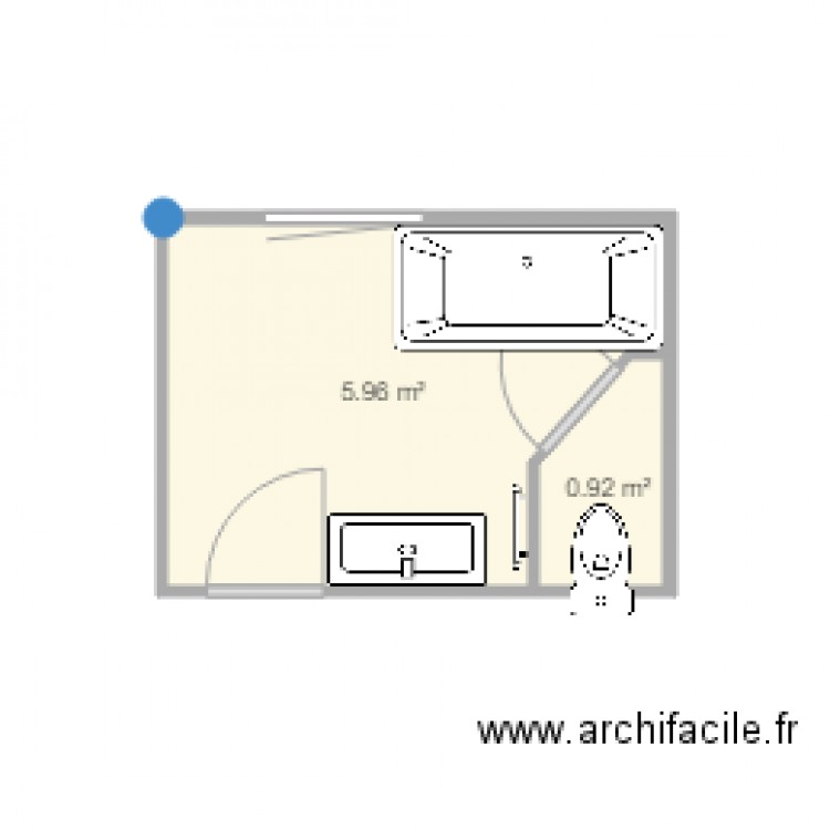 SALLE DE BAIN 5. Plan de 0 pièce et 0 m2