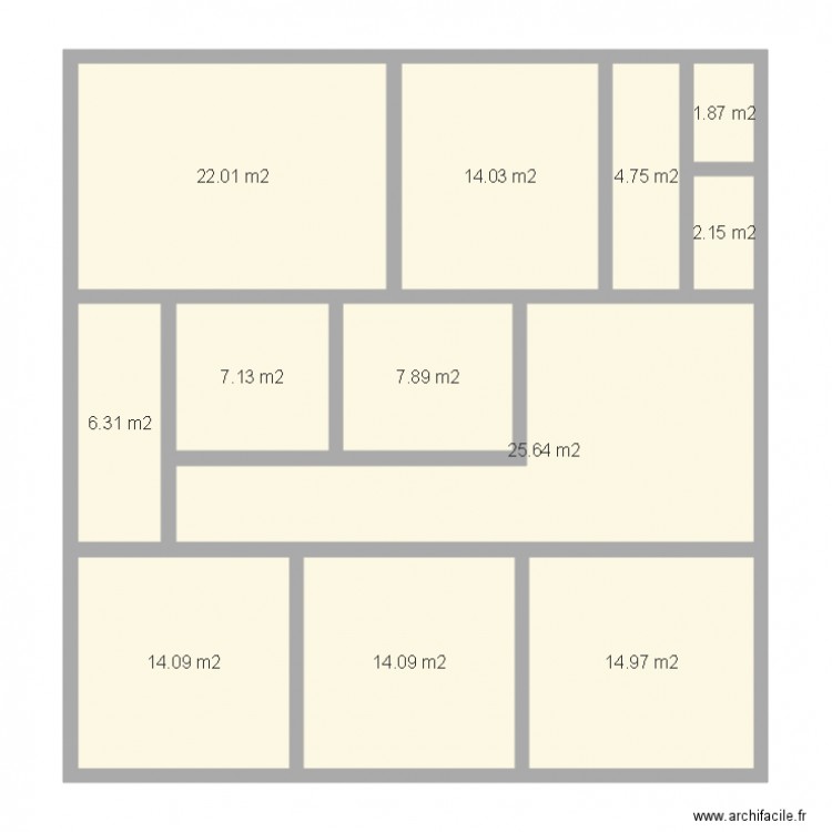 Extension. Plan de 0 pièce et 0 m2