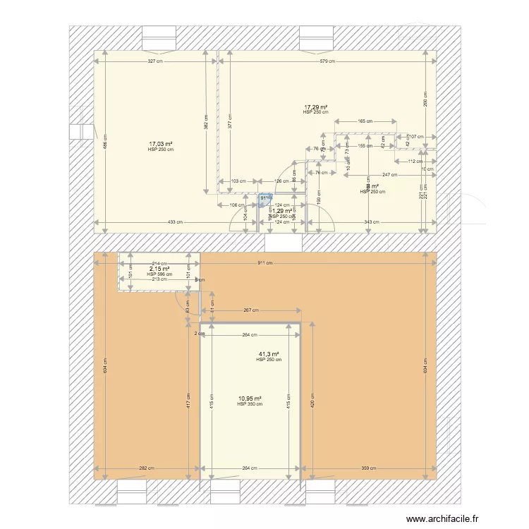 18 Maison du Lac. Plan de 