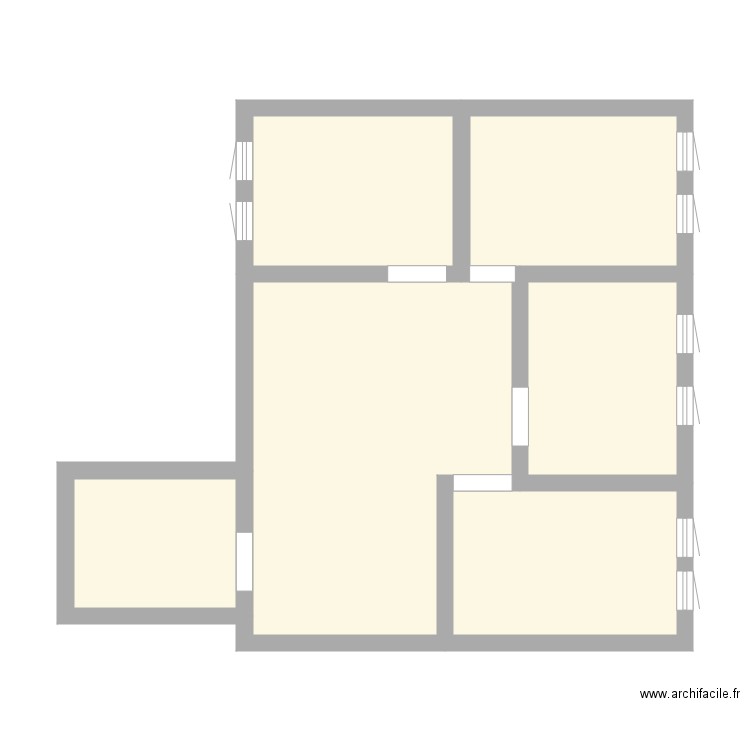 1er etage. Plan de 0 pièce et 0 m2
