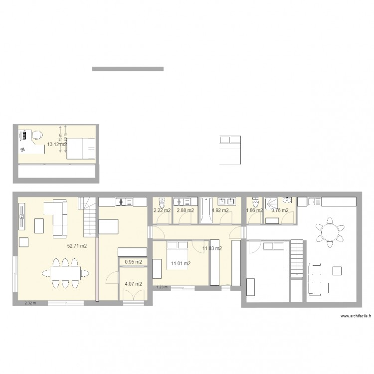 Maison la chaume 9b. Plan de 0 pièce et 0 m2