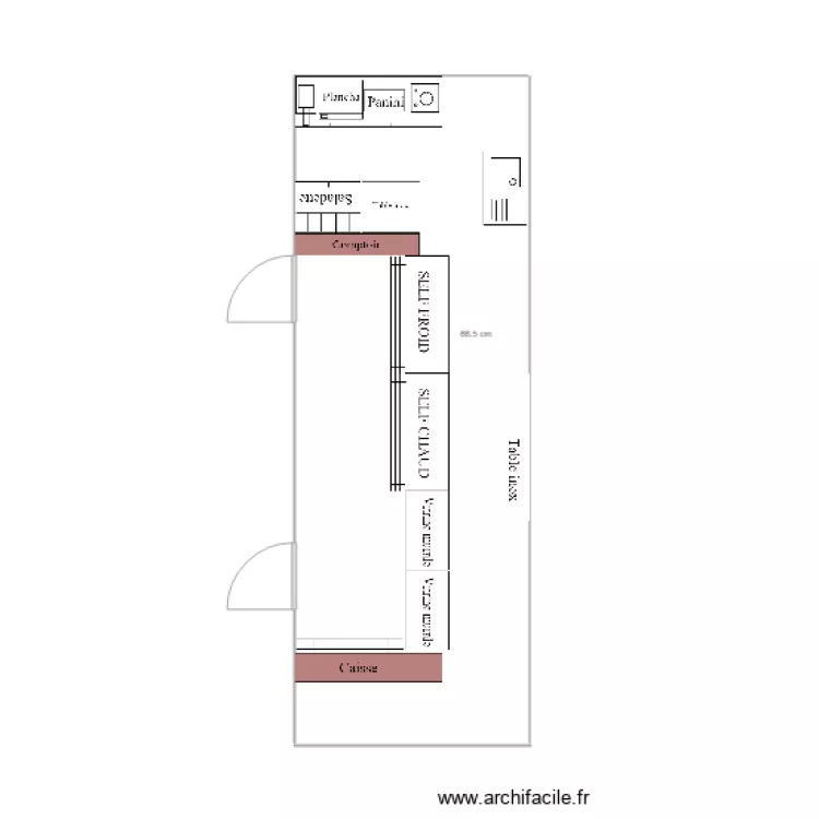 Puy de Dome. Plan de 