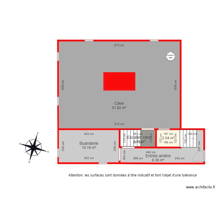 BI5696 cave. Plan de 0 pièce et 0 m2