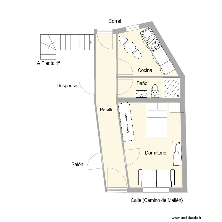 NOVILLAS PLANTA AMUEBLADA. Plan de 0 pièce et 0 m2