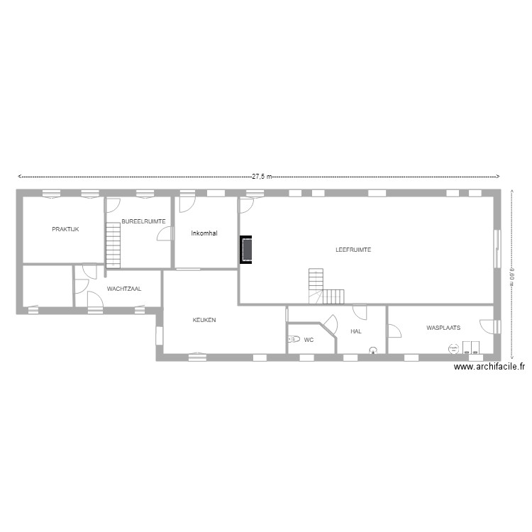 Bastijnstraat 21. Plan de 0 pièce et 0 m2