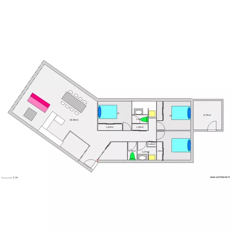 maison 1. Plan de 