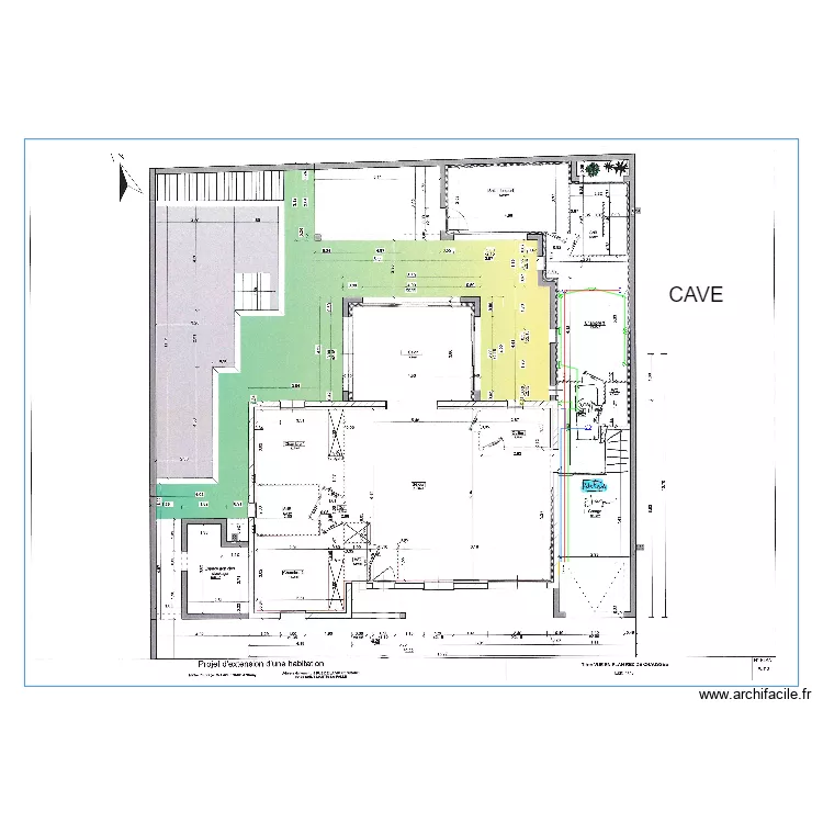 LACHENAUD CAVE. Plan de 