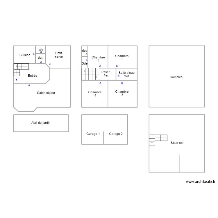 QUIMPER BOCLAUD. Plan de 0 pièce et 0 m2