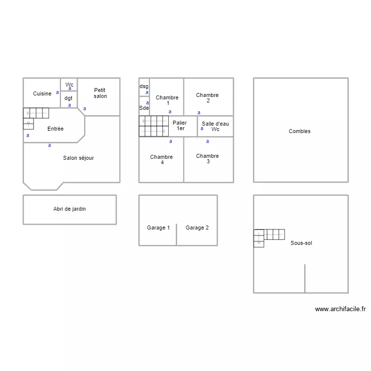 QUIMPER BOCLAUD. Plan de 