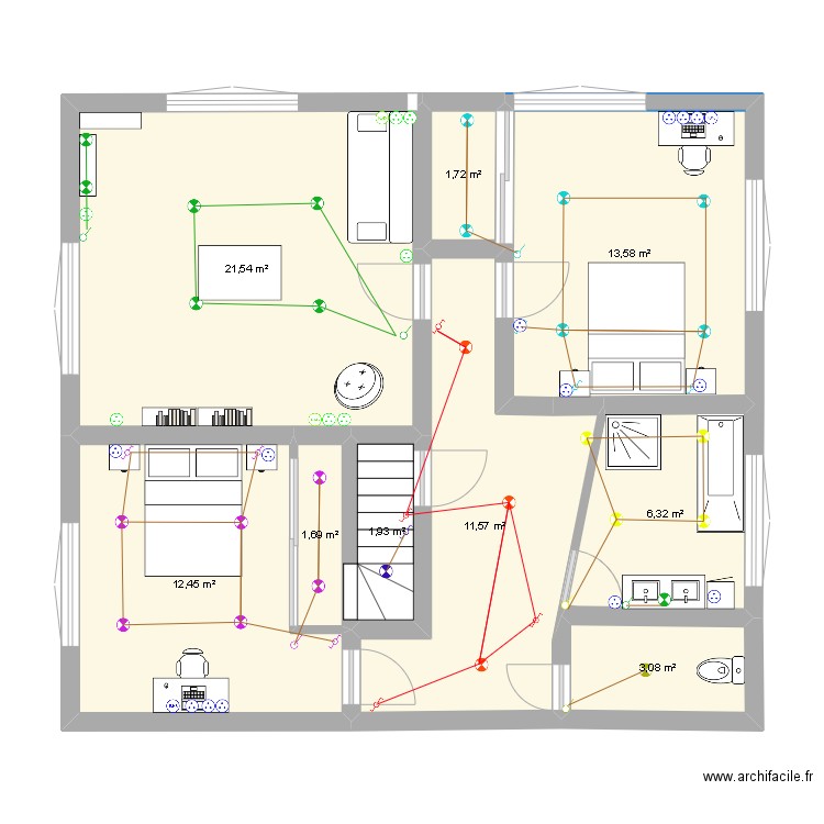Plan maison lozanne. Plan de 0 pièce et 0 m2