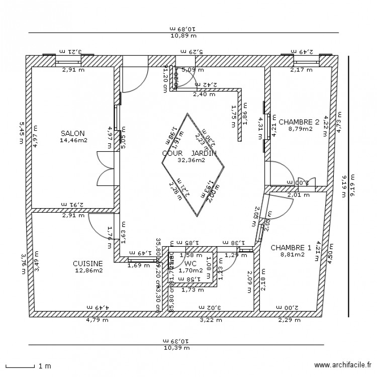 tarfaya rdc 100. Plan de 0 pièce et 0 m2