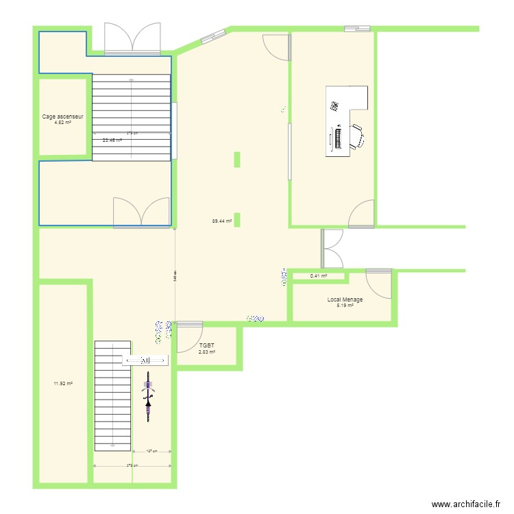 accueil 13M  Modification V4. Plan de 0 pièce et 0 m2