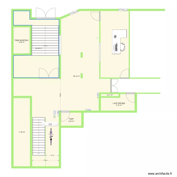accueil 13M  Modification V4. Plan de 
