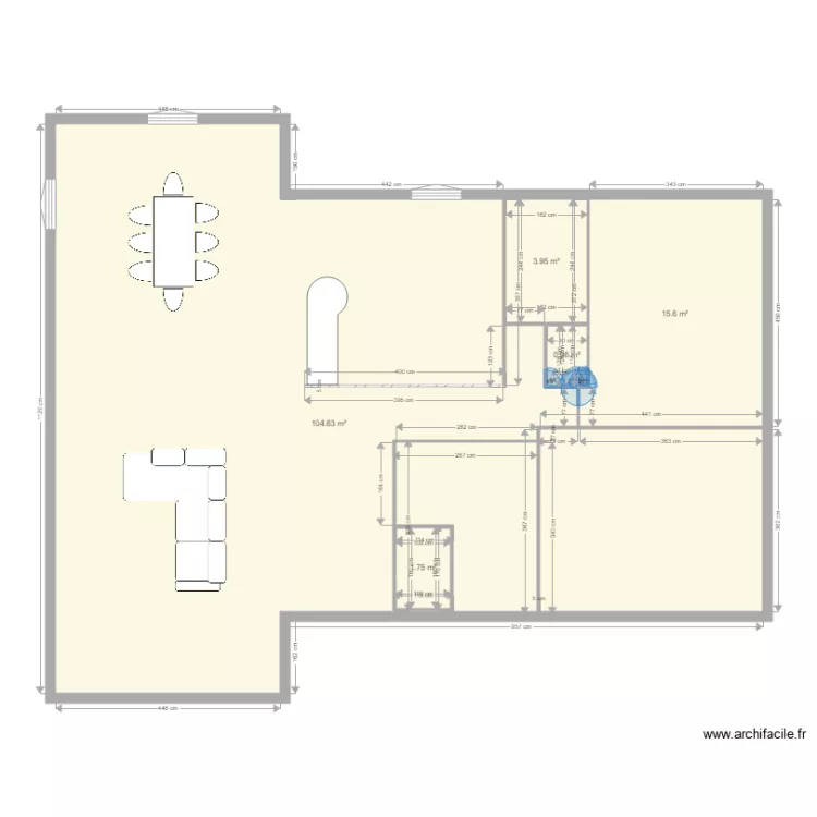maison muy 13. Plan de 