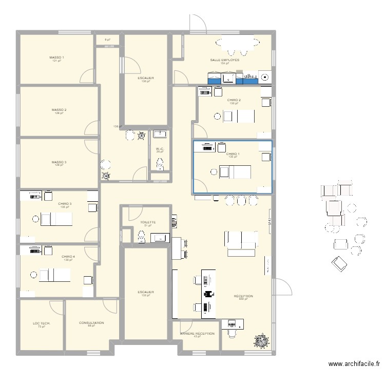Nouvelle clinique août 2022 version 4. Plan de 0 pièce et 0 m2
