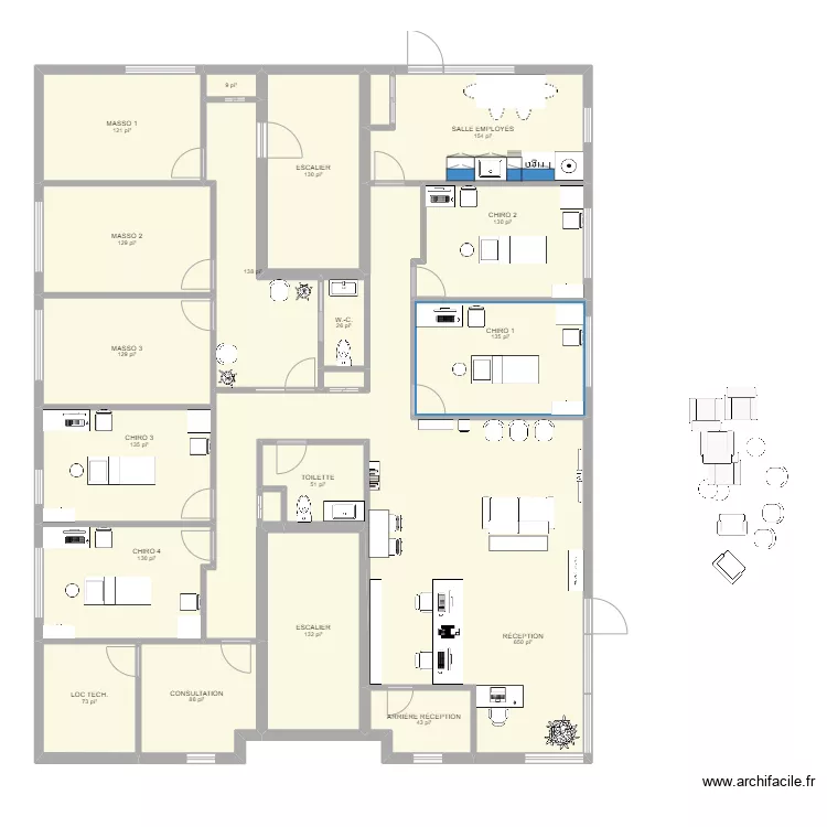 Nouvelle clinique ao&ucirc;t 2022 version 4. Plan de 
