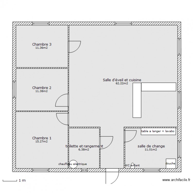 MAM plan modifié. Plan de 0 pièce et 0 m2