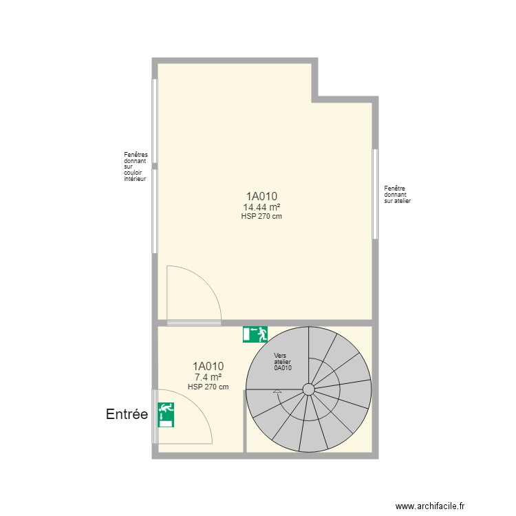 1A010 FS. Plan de 0 pièce et 0 m2