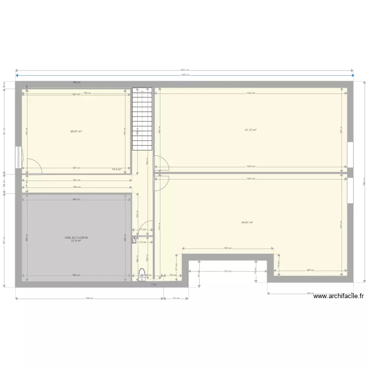 etage FINI steve. Plan de 