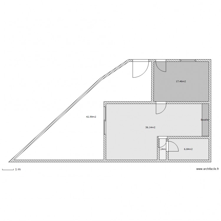 manage. Plan de 0 pièce et 0 m2