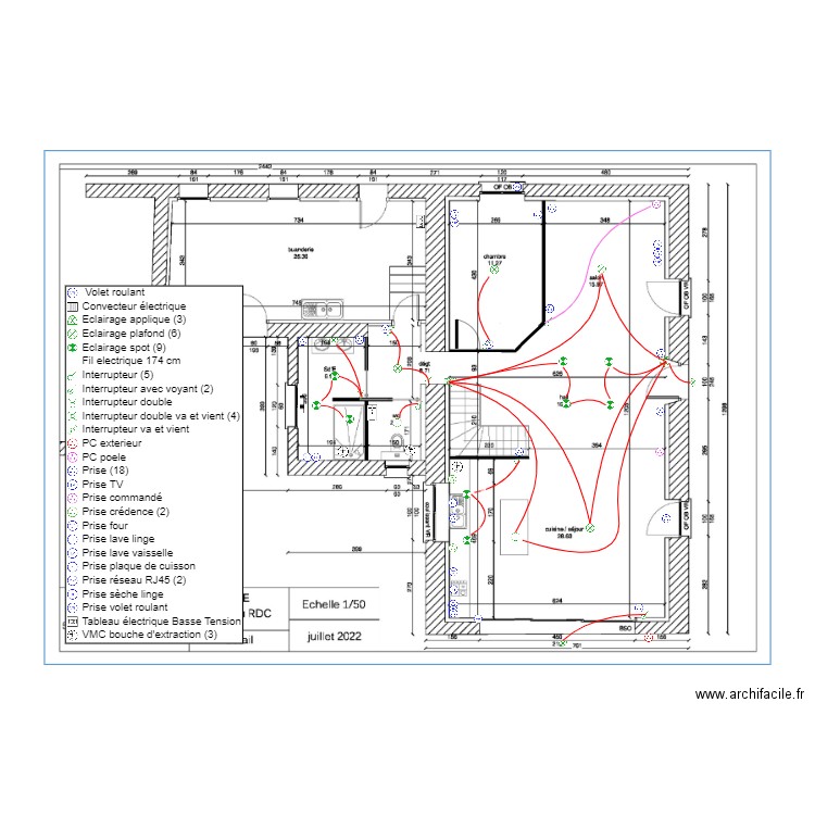 courcier. Plan de 0 pièce et 0 m2