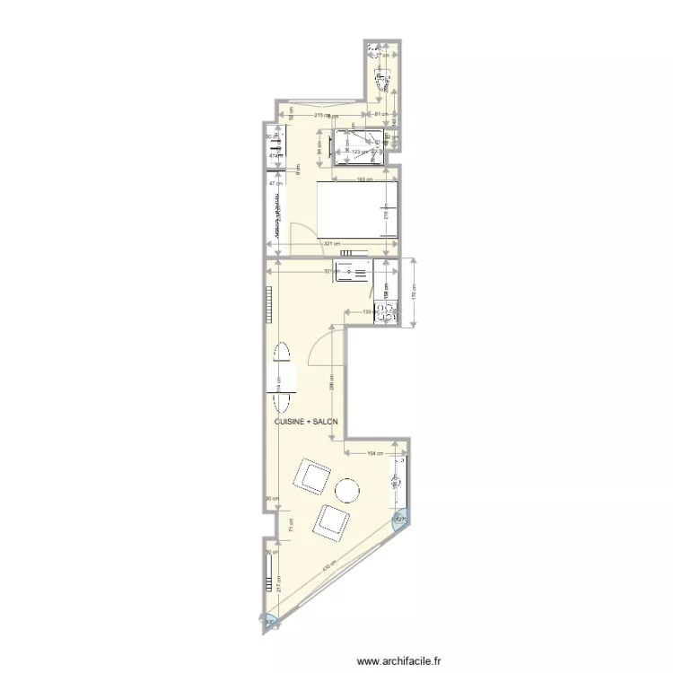 4 PLACE DE BETHUNE. Plan de 