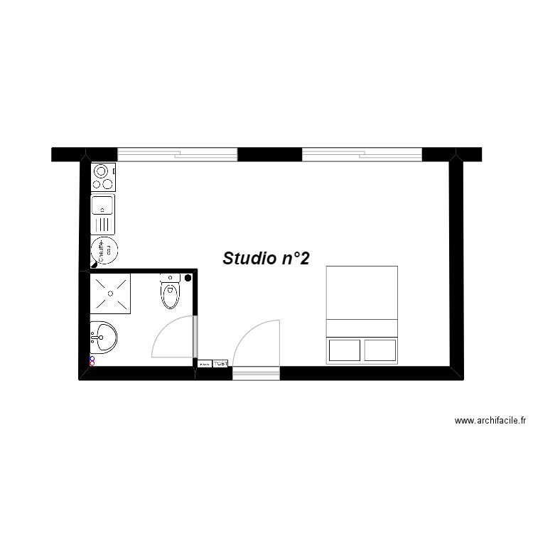 studio2 MIS Lb 1. Plan de 0 pièce et 0 m2