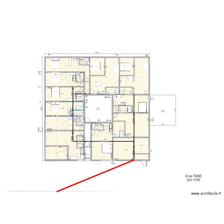 plan albi electricité 6 LOGEMENTS. Plan de 0 pièce et 0 m2