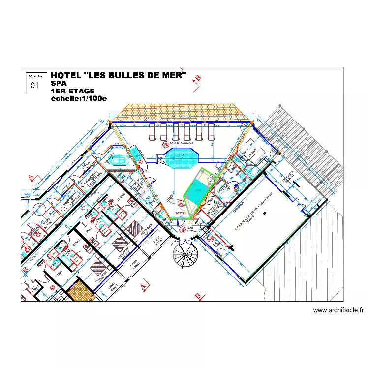 LES BULLES DE MER DUO 10 2021 VUE ENSEMBLE. Plan de 