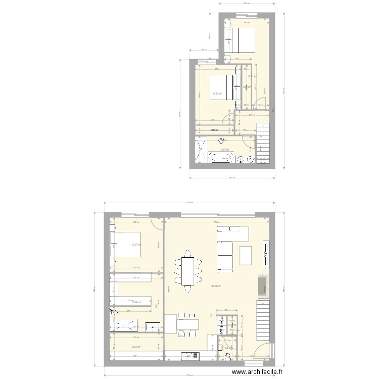 Plan SOTTA étage. Plan de 0 pièce et 0 m2