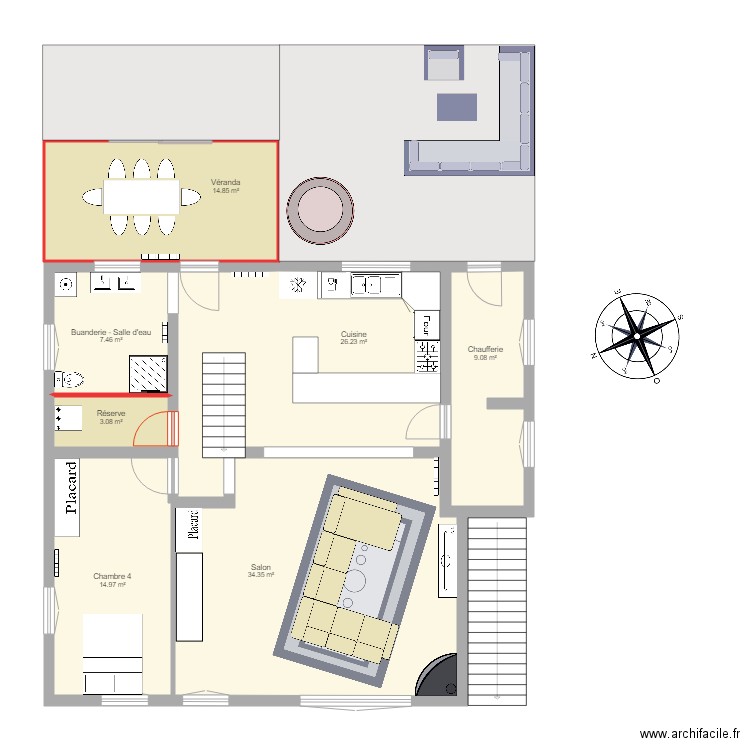 La Bergère Extension 2 etages. Plan de 0 pièce et 0 m2