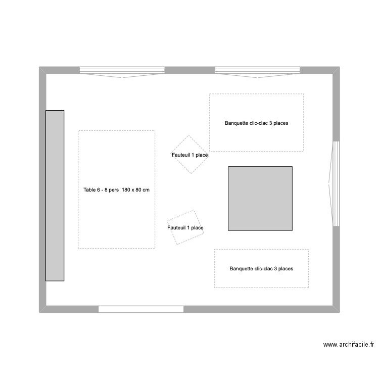 7 Anatole France. Plan de 1 pièce et 37 m2